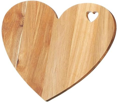 Heart Shaped Cutting Board, Wooden Bread Board, Decorative Serving Platter, Charcuterie Board, Wooden Cutting Board, Heart Shape Serving Tray, Meat And Cheese Board, Wooden Charcuterie Platter, Heart