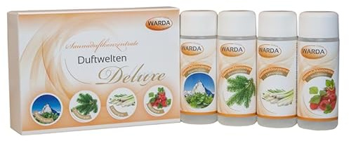 Warda Sauna Set Duftwelten Deluxe 4 X 100 ml