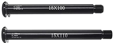 Janmobrian Perno Passante,Adattatore Perno Passante Forcella MTB 15x100 15x110mm Thru Axle Leva Accessori(Fox QR15x100mm)
