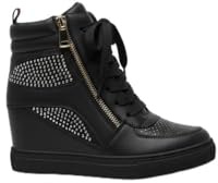 FS QUALITY CONSCIOUS COMPANY hi shoes (Black, UK Footwear Size System, Adult, Women, Numeric, Narrow, 3)
