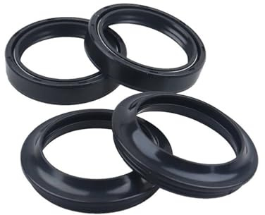 Guarnizioni olio forcella anteriore moto e coperture per polvere 46x58x11mm compatibile con XR650R YZ125 WR250 YZ250 YZ400 YZ426 e modelli simili(1 SET)