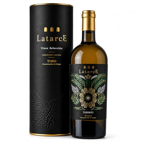 Latarce | Vino Blanco Verdejo Selección | D.O. Toro 100% Verdejo Viñedos 50 Años | 4 Meses en Barrica de Roble Americano | Estuche Individual 75cl | Edición Limitada