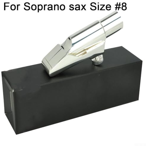 Embouts en métal parfaits pour saxophones ténor, soprano ou alto (taille 8)