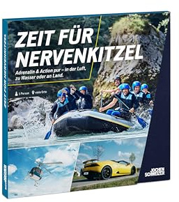 JOCHEN SCHWEIZER Geschenkbox Zeit für Nervenkitzel | Erlebnisse für Adrenalin und Action pur