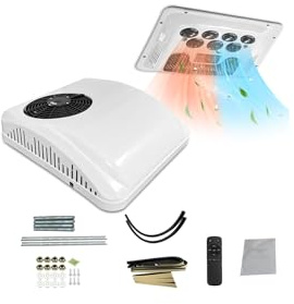 Condizionatore d'Aria Portatile Autonomo 12V/24V | Ideale per Camper con Telecomando | Raffresca e Riscalda in Modo Silenzioso | Perfetto per Caravan e Campervan(24V)