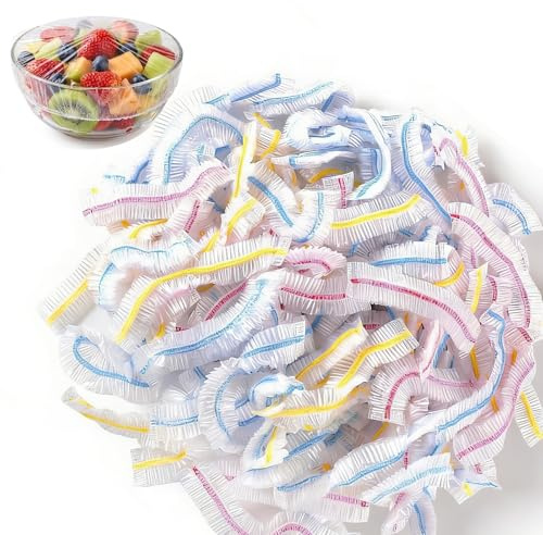 Colorful Stretch Food Covers, Plate Cover, Elastic Plastic Bowl Lids