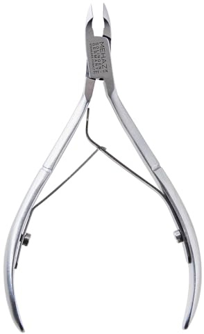 Mehaz Stainless Steel Cobalt Cuticle Trimmer, Nail Cuticle Nipper 1/4 Jaw, Cuticles Remover Clippers for Manicure & Pedicure Nail Tools