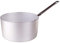 Pentole Agnelli PCMX0522 Casseruola Alta in Alluminio con Manico, Inox, 22 cm
