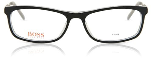HUGO BOSS Boss Orange Brille BO 0230 LHK Schwarz/Weiß/Grau Brillenrahmen