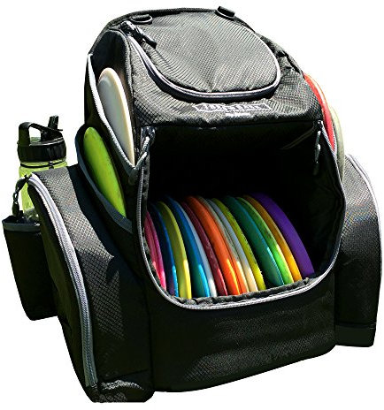 The Throwback Pack 2.0 – Disc Golf Rucksack mit Dual-Kühlern – Frisbee Disc Golf Tasche für 20-25 Discs