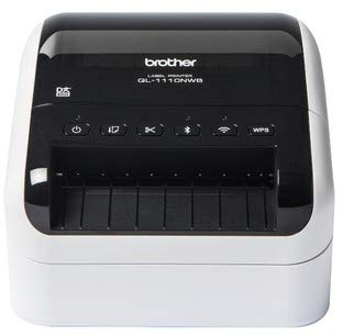 Brother QL-1110NWB USB 2.0/WiFi & Ethernet Nordic Version Label, QL1110NWBZW1 (Ethernet Nordic Version Label Printer)