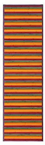 LOLAhome Alfombra de bambú, Antideslizante, Antimanchas, Resistente a la Humedad, para Salón, Dormitorio, Cocina, Baño, Pasillo, Garaje- “Multicolor” de “200x60 cm…