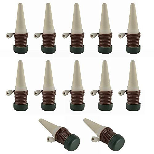 TF Wasserspender für Pflanzen | 12X automatisches Bewässerungssystem für Garten Pflanzen Blumen und Zimmerpflanzen Bewässerung | Automatische Gießkannne gießen
