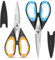 Tijeras de cocina, tijeras de cocina resistentes, paquete de 2 tijeras de cocina aptas para lavavajillas de 9 pulgadas, tijeras