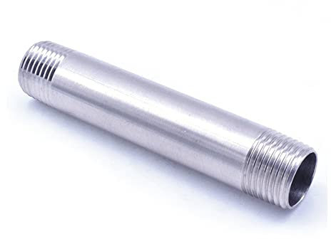 bzcemind 1 x Wasseranschluss männlich × Außengewinde Rohrverschraubungen Edelstahl SS304, 150 mm, DN50, 2 Zoll