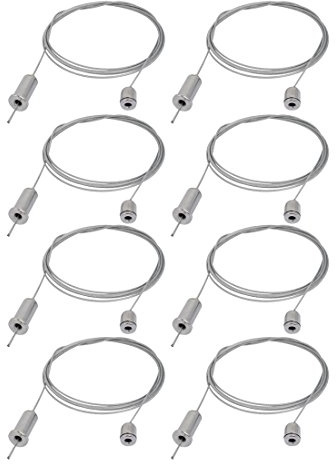 Ruilogod 8pcs 2M Lighting Suspension Cable Hanging Chain Attachment LED Light Accessory (id: 586 0b1 db5 a60 d04
