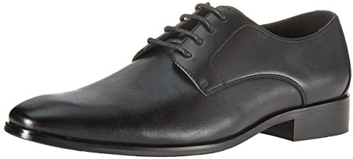 Amazon Essentials Herren Derby-Schuhe, Schwarz, 43 EU