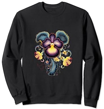 Miltonia Orchids Pansy Orchid Flower Floral Plant Lover Sweatshirt