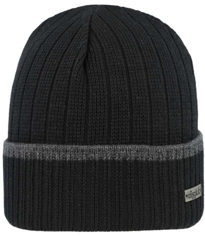 Eisglut herrmössa Jackg Cotton Made in Germany, svart, one size