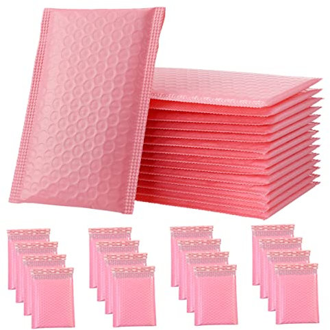 Tofficu 60stücke Transparente Luftgepolsterte Versandtaschen Mit Selbstklebendem Verschluss Reißfest Gepolstert Für Sichere Paketsendungen Praktische Paketbeutel Für Warensendung