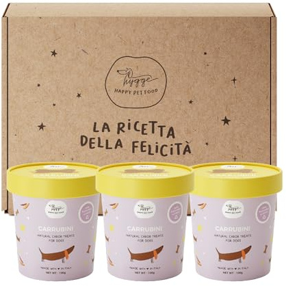 Hundekekse Set X3 100% natürlich mit Johannisbrot und Reisflocken | Snack für Hunde Carrubine | Stärkung der Abwehrkräfte | Kekse für Hunde Welpen und Erwachsene, für alle Größen | 300 g | Hygge Dog
