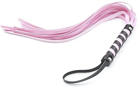 Peitsche Weich Paddel Erotik Flogger Reitgerten Spanking Stimulator Spielzeug Rattanstränge Rollenspiel Sklave Fetisch Sex Spielzeug Zubehör(Pink Rosa)