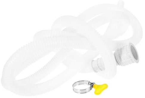 ANDRESLAD Manguera De Drenaje Minisplit Flexible De 4 M Tubo De Repuesto Interfaz Corrugada A Prueba De Fugas Para Unidades De Aire Acondicionado Y Lavadoras