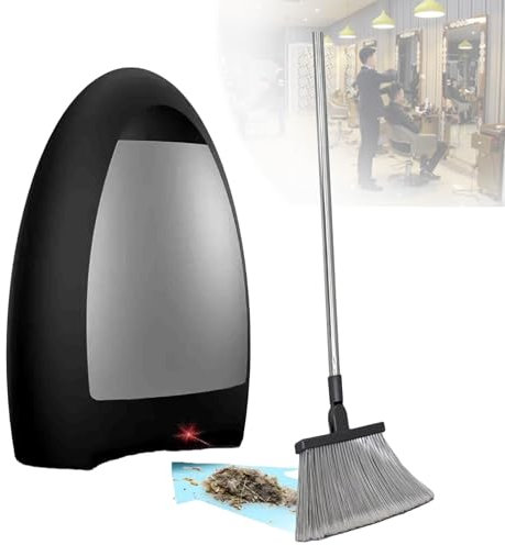 Aspiradora AutomáTica Sin Contacto, 1000 W, UltrarráPida Y Potente, Ideal Para Barrer Pelos De Mascotas, Suciedad, Comida, Cocina, SalóN, Sin Bolsa, Con Cable.,Black