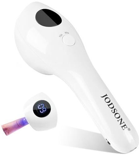 JODSONE Mini U V Tragbare Handheld Nageltrockner Wiederaufladbares Modell mit LED-Anzeige Schnelltrocknende für Heimreisen