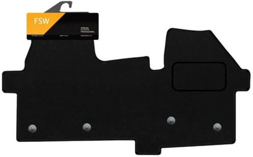 FSW Tailored Van Mats Fits Volkswagen Transporter T7 Manual 2025-On, Carpet | 2nd Row Covers Under Seat Carpet Van Mats, Custom Tailored Fit, Anti-Slip, Granulated Backing