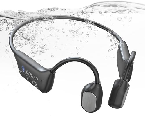 Relxhome Knochenschall Kopfhörer, Kopfhörer Schwimmen, 32GB MP3 Speicher, Open Ear Kopfhörer Bluetooth 5.4, IPX8 Wasserdicht, 10 Stunden Spielzeit, Schwimmen, Laufen