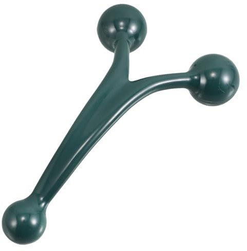 ROMISBABA Fußmassage Tiefengewebsmassage 3 Rolle Massage und Nacken Kugeln Ergonomisches Manuelle mit Entspannende Handmassagegerät aus Ps Tragbar für zu Hause und Büro