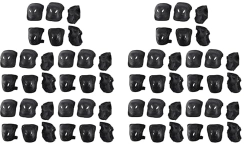 Deechate 60X Almohadillas Protectoras para Rodillas y Coderas Protección de Protección Almohadillas Protectoras de Seguridad para Equipo de Protección de Patinaje para Adultos