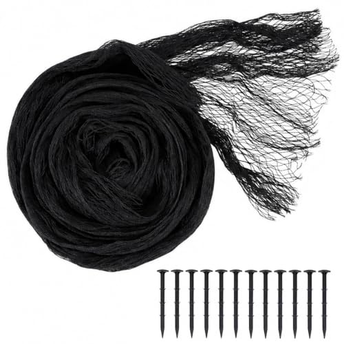 Filet de Protection pour Bassin, Filet de Bassin à Mailles Fines, Anti-Oiseaux en Polyéthylène, Contre Feuilles et Petits Animaux, pour Jardin, Balcon et Extérieur