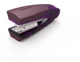 Rexel Centor Half Strip Stapler, 25 Sheet Capacity, Uses 24/6 and 26/6 Staples, Includes Staples, Metal Body, Purple, 2101014