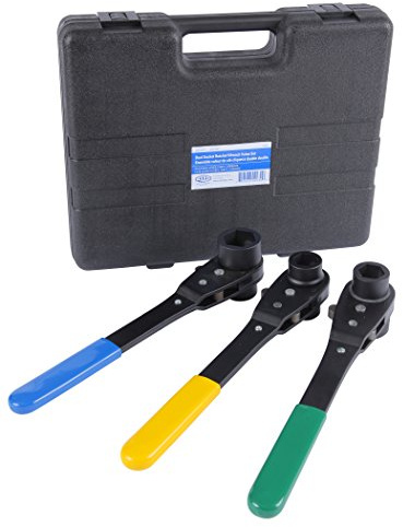 Reed Tool 02930 LVDSSET Value Line Thru-Bolt Dual Socket Ratchet Wrench Set