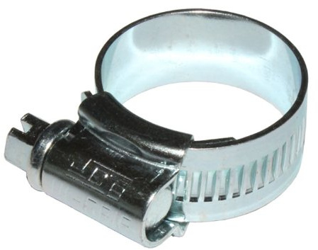 Lot de 10 colliers de serrage JCS Hi-Grip - Taille 22 - Plaqué zinc - 14-22 mm