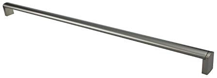 Amig Möbelgriff Schubladengriff Schrankgriff aus Metall Edelstahl matt gebürstet - Diverse Lochabstände (480 mm)