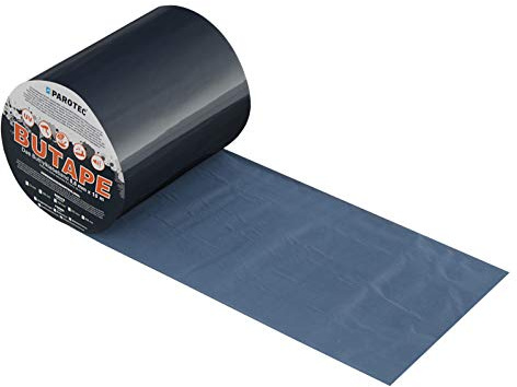 Parotec BuTape Aluminium Butylband für Dachreparatur 100mm x10lfm Anthrazit | Alu-Dichtband – Wasserdicht, UV- & Witterungsbeständig, starke Haftung auf vielen Untergründen – 7 Farben