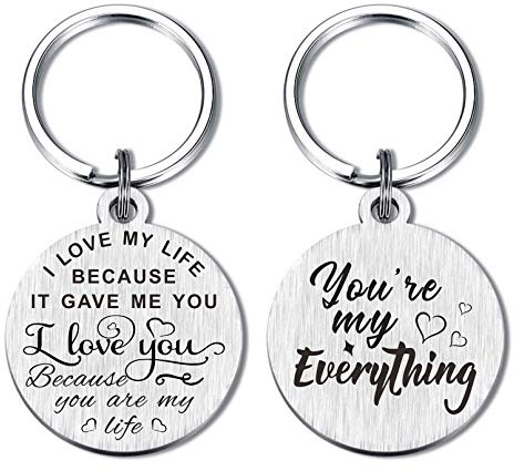 MXRSDF Love Gifts for Wife, You Are My Life Keychain, Valentines Christmas