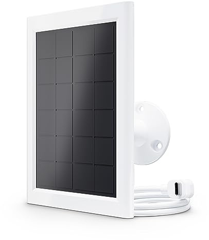 Arlo Essential Solar Panel Charger (2nd Generation) - Arlo Certified Accessory - Works with Essential Outdoor Camera and Essential Outdoor XL Camera (2nd Generation), White - VMA6600