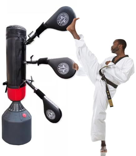 DYK&NX Bundle-Stil Taekwondo Kick Pads, Langlebige Striking Pad Target, Pu Kickboxen Boxen Pratzen, für Kampfsport-Training Taekwondo Kickboxen Boxen (Color : 3 Targets)