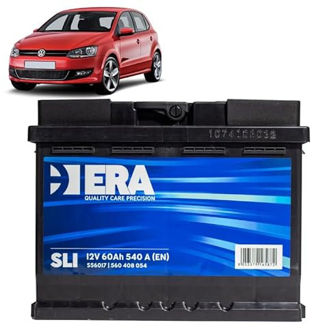 Batteria 60Ah per Volkswagen Polo V 1.2 1.4 1.6 TDI gasolio 2009+