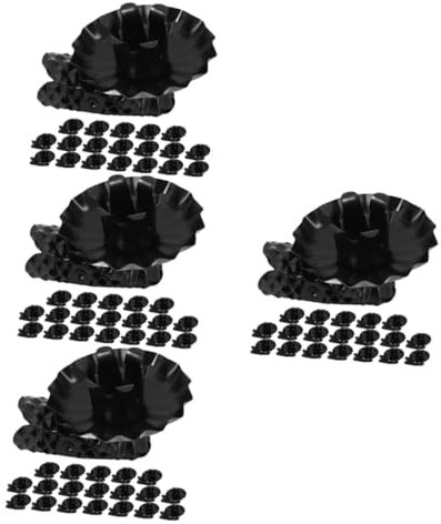 ABOOFAN 80 STK Weihnachtskerzenhalter Christbaumkerzenhalter Clips Weihnachtskerzenclip Weihnachts-kerzenhalter-Clips Kerzenhalter Zum Anklipsen Kerze Liner Stumpenkerzenhalter Eisen