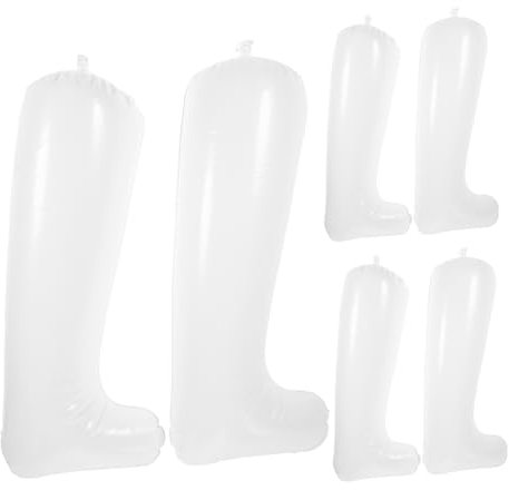 ANDRESLAD 3 Pairs Inflatable Boot Shapers Pvc Tall Boot Trees for Women 32cm Thickened for Shape Maintenance and Width Adjustment