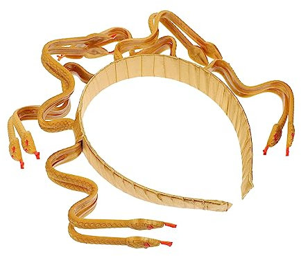 CANIGHT 1stück Medusa Snake Headband Cosplay Haarschmuck Für Halloween-party Dekoratives Kopfbedeckung Mit Schlangen-design Für
