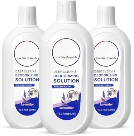 Nettoyant Pour Sols - Nettoie En Profondeur Une Large Gamme De Sols Durs - Senteur Lavande - 500 Ml - 16.9 Oz Compatible Avec Tineco IFloor 2/3 Breeze, FLOOR ONE S3/S5/S5 Pro 2/S6/S7 Pro(3pc)