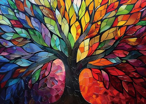 yoofun 1000 Pieces Jigsaw Puzzles for Adults, Tree of Life