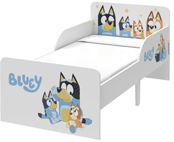 BlueY Kinderbett aus Holz, 70 x 140 cm, Matratze nicht im Lieferumfang enthalten
