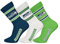 NFL Unisex Seattle Seahawks 3pk Crew Socks, Navy-White-Green, 43-46 (3er Pack)